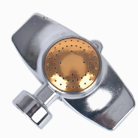 Close-up of Two Pack 360 Degree Metal Sprinkler For Small Yards And Gardens No Fuss Circle Coverage Up To 30 Feet Easy Install 1 Inch Inlet