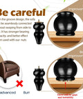 Comparison showing before and after improvement with 6 Inch Black Wood Furniture Legs Set Of 4 For Sofas, Chairs, Coffee Tables And Beds