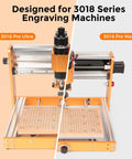 Heavy Duty MDF Spoilboard for 3018 Router Machines installed in 3018 Pro Ultra and 3018 Pro Max CNC router models.