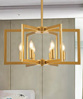 Six Light Kitchen Island Pendant Lighting Over Island With Glass Decor Dope Modern Farmhouse Look In Black And White Gold Finish Perfect For Dining Room Living Room Cafe Or Bar