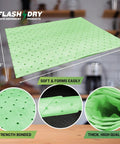 Chemical Spill Absorbent Pads 100 Count 17.5 By 13.5 Inches Heavy Duty Acid And Base Resistant With Fast Wicking