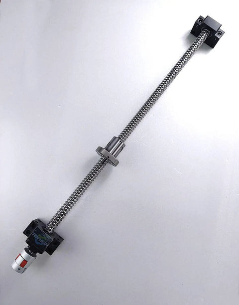 SFU1605 Ball Screw CNC Kit with Nut, End Support Units, Coupler, 16mm Diameter, 5mm Lead, GCr15 Steel, 2000mm Length