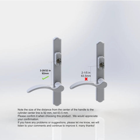 Top Tier Hinged Patio Door System With Slick Lever Handle Mortise Lock For Screen Storm Door Quick Fix Oil Rubbed Bronze size comparison image.