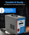 Pro Grade Handheld Ultrasonic Plastic Welding Machine with LCD Display, 700W 28KHz Spot Welder, durable metal body, close-up
