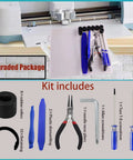 24 Pack Rubber Roller Replacement Sets For Cricut Maker And Maker 3 With Clip Rings, Roller Resolution, Pro Grade Repair Tools For Precise Feeding, Easy DIY Fix For Craft Machines; roller kit