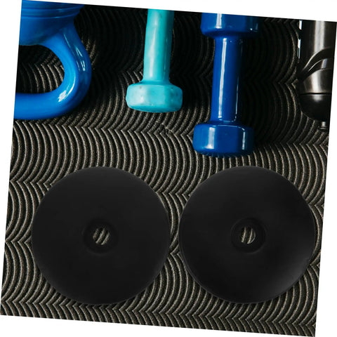 Smooth Rotation Pulley Wheel Covers For Gym Equipment, Noise Reduction Replacement Caps For Fitness Machines, Universal Fitness Pulley Covers, 2 Pairs, Durable Shield For Home Workout Gear, black plastic cover pair