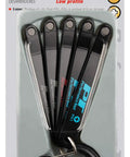 5 Piece Low Profile Offset Screwdriver Set With Tough S2 Steel Bits And 3/8 Inch Clearance in packaging showing various sizes.
