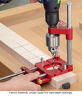 Auto Line Drill Guide Portable Drill Guide for Perpendicular Holes Up to Two Inches with Laser Centerlines and Versatile Base