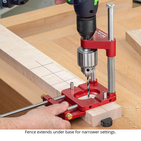 Auto Line Drill Guide Portable Drill Guide for Perpendicular Holes Up to Two Inches with Laser Centerlines and Versatile Base