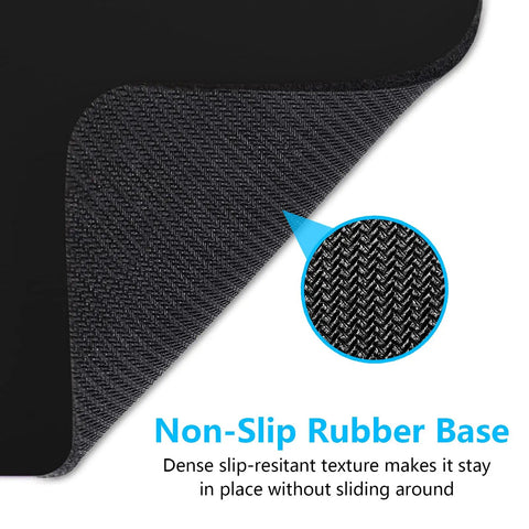 Close-up of Small Mouse Pad 8 By 6 Inch Thick Rubber With Premium Textured Non Slip Surface, showing underside texture and design.