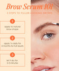 Applying Brow Boosting Serum For Fuller, Bolder Brows And Your Brow Game With Vitamins, Peptides, Antioxidants And Amino Acids