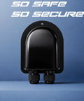 Waterproof Solar Cable Entry Gland With Leak Proof Rubber Gaskets For RV Solar Install ABS Double Wire Housing Fits 6-12mm2 Cables