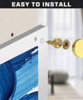 Knockout Brass Screw Covers And Decorative Gold Metal Caps That Straight Up Hide Ugly Fastener Holes On Wood durable decorative nail slugs showing installation angle.