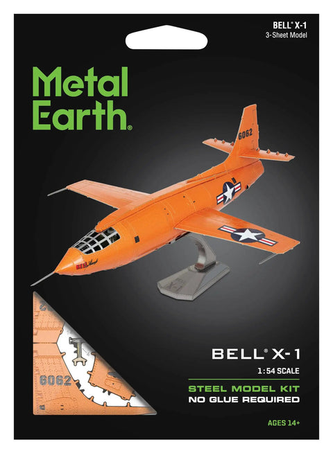 Bell X-1 3D Metal Model Kit For Hobbyists Unassembled No Glue Required Easy Clip Parts With Tweezers Ideal For Ages 14 And Up.