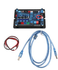 Upgrade Your Workshop With This Badass 32 Bit GRBL Controller Board For 3 Axis CNC Woodworking And Stepper Motor Control features control board, power cables.