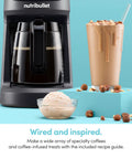 Brew Choice Pod And Carafe Coffee Maker For K Cup Pods Or Ground Coffee, 12 Cup Capacity shown with iced coffee and ice cream