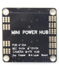 Top view of Beefy Power Hub And Distribution Board For Drone Builders With Double BEC 5V 3A And 12V 2A Output Up To 3A High Current