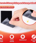 Close-up of a hand peeling Heavy Duty Hook and Loop Tape 1 Inch by 20 Feet Self Adhesive Interlocking Strips for Back Mounting