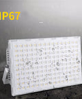 JUDYSSY 50W/100W/400W Led Flood Lights Outdoor Security Lights, IP 67 5000 Lum, 50W，100W，100W with water droplets on surface.