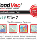 GoodVac filter instructions for Replacement Filter Kit For Sharp FP A60UW And FP A80UW Air Purifiers With Two Carbon Pre Filters To Remove Odors And Capture 0.3 Micron Particles Extend Filter Life For Home And Office.