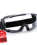 Over Glasses Safety Goggles For Prescription Wearers, ANSI Z87.1 Anti Fog, Impact And Scratch Resistant, large lens, adjustable strap