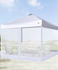 Replacement Mesh Sidewall for 10x10 Canopies and Gazebos White 86x120 Inches fits most 10x10 and 10x20 pop up canopies