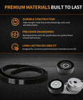 Get Your Dodge Ram Running Like A Dream With This Premium Serpentine Belt Tensioner Idler Pulley Assembly Kit That Replaces Part 38323 For Effortless Engine Performance And Long Lasting Durability On The Road Today. Serpentine belt kit with pulley and 6PK2020 belt