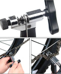 All In One Bike Chain Repair Kit with Chain Breaker Master Link Pliers Wear Checker and Storage Pouch for maintenance