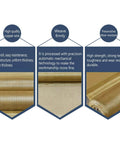 Copper Shielding Mesh Fabric Woven Wire 99 Point 9 Percent Purity Non Magnetic Shield Screen For RF Applications product features
