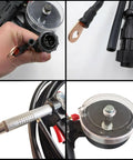 Aluminum Spool Gun For Easy Aluminum Welding With 5M Cable DC24V Fits Miller 210 Spoolmate 3035 Weld Torch Tool, nozzle close-up