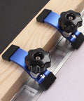 Hold Down Clamp Kit for CNC Routers and Woodworking, No Slip Grippy T Track Clamps 23x30mm Fit, Universal Fit, 2 Pack Blue