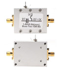 Front and back view of Two Pack Broadband Bias Tee Module 10 MHz To 6 GHz RF Microwave Coaxial Bias For Low Noise Amplifier Applications