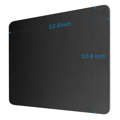 Boss Level Ultra Smooth Mouse Pad With Non Slip Rubber Base For Office And Home, Premium Textured Surface, size 12.6x10.8 inches.