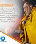 Emergency Highway Blanket Disposable Water Repellent With Full Coverage For Safety Highly Visible Yellow 54 Inch By 80 Inch