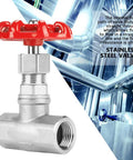 Beefy 1/2 Inch DN15 Stainless Steel Gate Valve Shut Off Valve For Water Oil Gas With Female Threaded Connection 304 Stainless