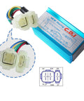GY6 Ignition Coil Kit With 6 Pin AC CDI Box And 3 Electrode Spark Plugs For 50cc To 150cc Mopeds Scooters ATVs Go Karts CDI close-up