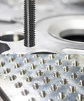 Pro Grade Tap And Drill Bit Set For DIY Projects Includes Two 8 40 UN Taps And Two 3 5mm Drill Bits in use on metal surface