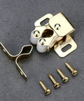 Six Pack Heavy Duty Metal Double Ball Roller Catch For Cabinet And Wardrobe Door, Easy Install Kitchen Latches with screws.