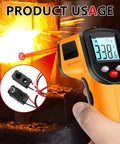 Infrared thermometer and Three Pack Infrared Break Beam Sensor Switch Kit With Transmitter And Receiver near a kiln