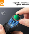 Attaching Premium Magnetic Wide Angle Lens And ND CPL Filter Kit to Osmo Pocket 4/3, showcasing magnetic feature.