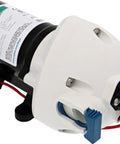 Rugged 12V RV Water Pump With Self Priming, 3 GPM, 50 PSI, 3 Chamber Design, Quiet Operation, Corrosion Resistant, Auto Shut Off