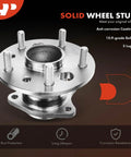 Rear Right Wheel Bearing And Hub Assembly With ABS And 5 Lug For Toyota Camry 2002 To 2011 Highlander 2001 To 2003 Avalon 2005 To 2012 Solara And Lexus ES Models ES300 ES330 ES350 Replacement Drop In Ready