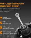 Multi-layer reinforced diaphragm design of Heavy Duty Vacuum Power Brake Booster for Chevy and GMC trucks, showing steel components.