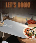 Chicago Brick Oven aluminum pizza peel 12x14 in with foldable wooden handle