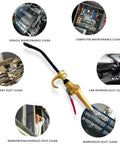 High Volume Air Blow Gun With Aluminum Body And Rubber Guard surrounded by images of its cleaning applications.