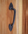 Black Wrought Iron Cabinet Door Pulls Set of 2 7.5 Inch Drawer Pulls for Cabinets and Doors Built to Last Heavy Duty Indoor Outdoor Matte Black Finish