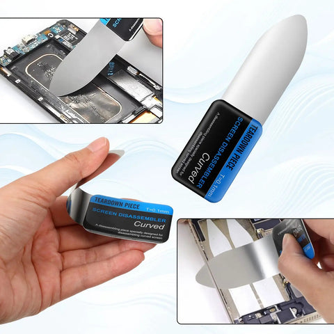 Ultra Thin 7 Piece Spudger Tool Kit For Electronics Repair Antistatic Pry Tools Plastic And Metal Opening Tools For Smartphones Tablets And Laptops Handy For Screen And Battery Replacement
