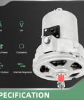 High Output 12V 60A Alternator With Stand For VW Beetle Bug 1967 1978 Transporter Bus 1967 1971 Karmann Ghia 1967 1974 And Super Beetle 1971 1979 OE Replacement 043-903-023C