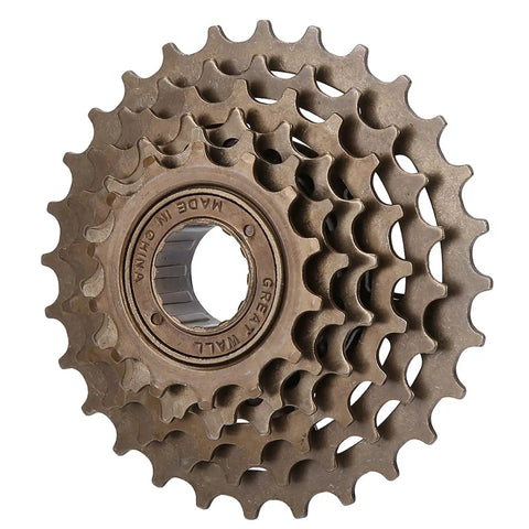 6 Speed Mountain Freewheel Sprocket With Metal Construction For Smooth Chain Rotation, Antirust And Antiwear Gear