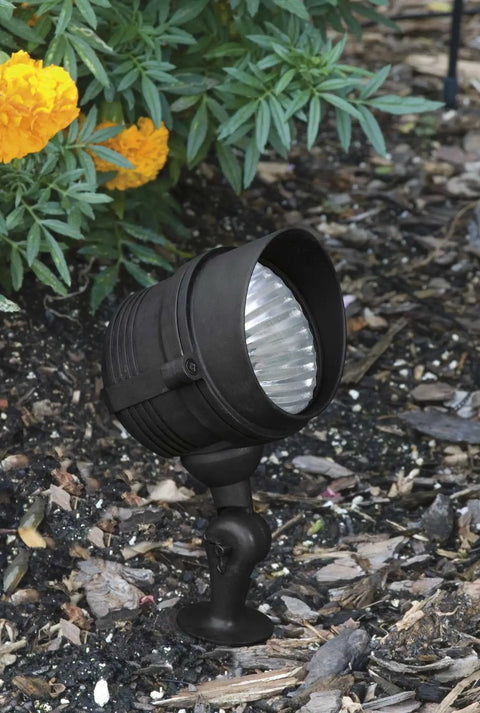 Killer LED Spot Light With Adjustable Knuckle In Black Finish 3W LED Landscape Accent Light Die Cast Aluminum Outdoor Spotlight